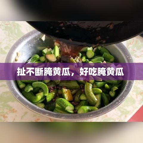 扯不断腌黄瓜，好吃腌黄瓜 