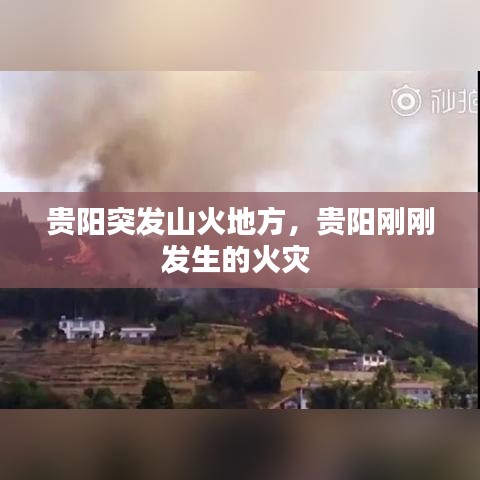 贵阳突发山火地方，贵阳刚刚发生的火灾 