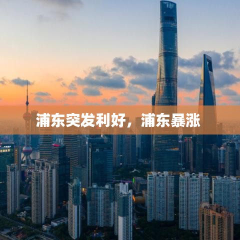 浦东突发利好，浦东暴涨 