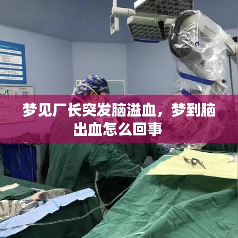 梦见厂长突发脑溢血，梦到脑出血怎么回事 