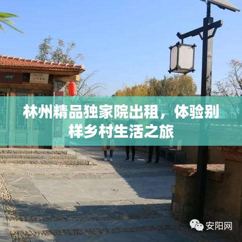 林州精品独家院出租，体验别样乡村生活之旅