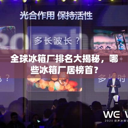 全球冰箱厂排名大揭秘，哪些冰箱厂居榜首？