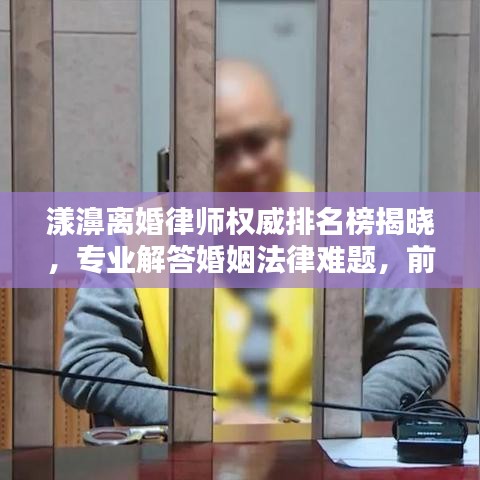 漾濞离婚律师权威排名榜揭晓，专业解答婚姻法律难题，前十名律师推荐！