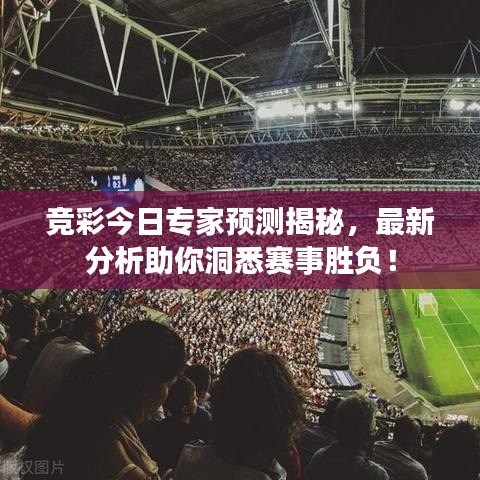 竞彩今日专家预测揭秘，最新分析助你洞悉赛事胜负！