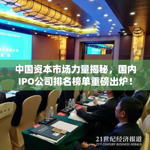 中国资本市场力量揭秘，国内IPO公司排名榜单重磅出炉！