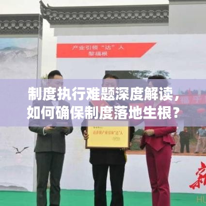 制度执行难题深度解读，如何确保制度落地生根？