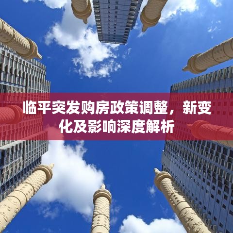 临平突发购房政策调整，新变化及影响深度解析