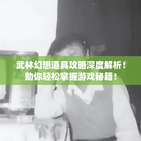 武林幻想道具攻略深度解析！助你轻松掌握游戏秘籍！