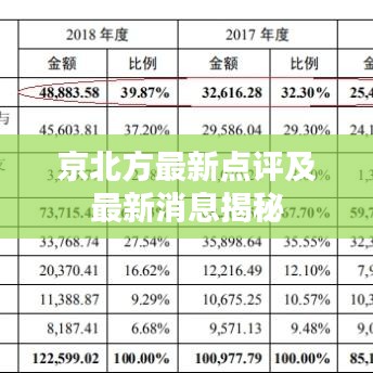 京北方最新点评及最新消息揭秘