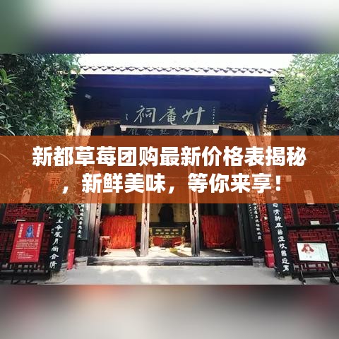 新都草莓团购最新价格表揭秘，新鲜美味，等你来享！