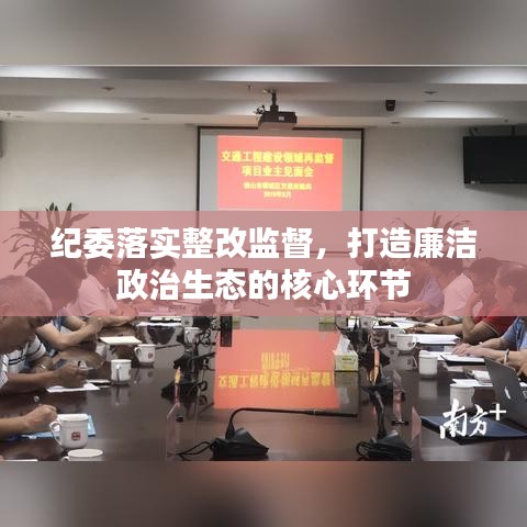 纪委落实整改监督，打造廉洁政治生态的核心环节