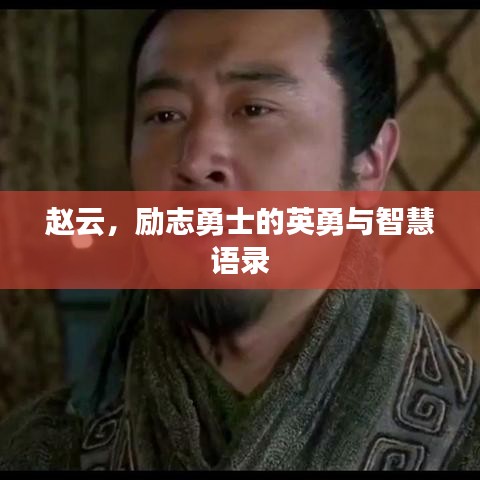 赵云，励志勇士的英勇与智慧语录