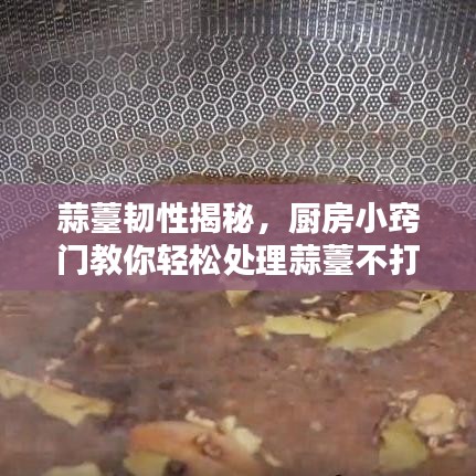 蒜薹韧性揭秘，厨房小窍门教你轻松处理蒜薹不打断