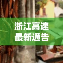 浙江高速最新通告发布，今日动态速览